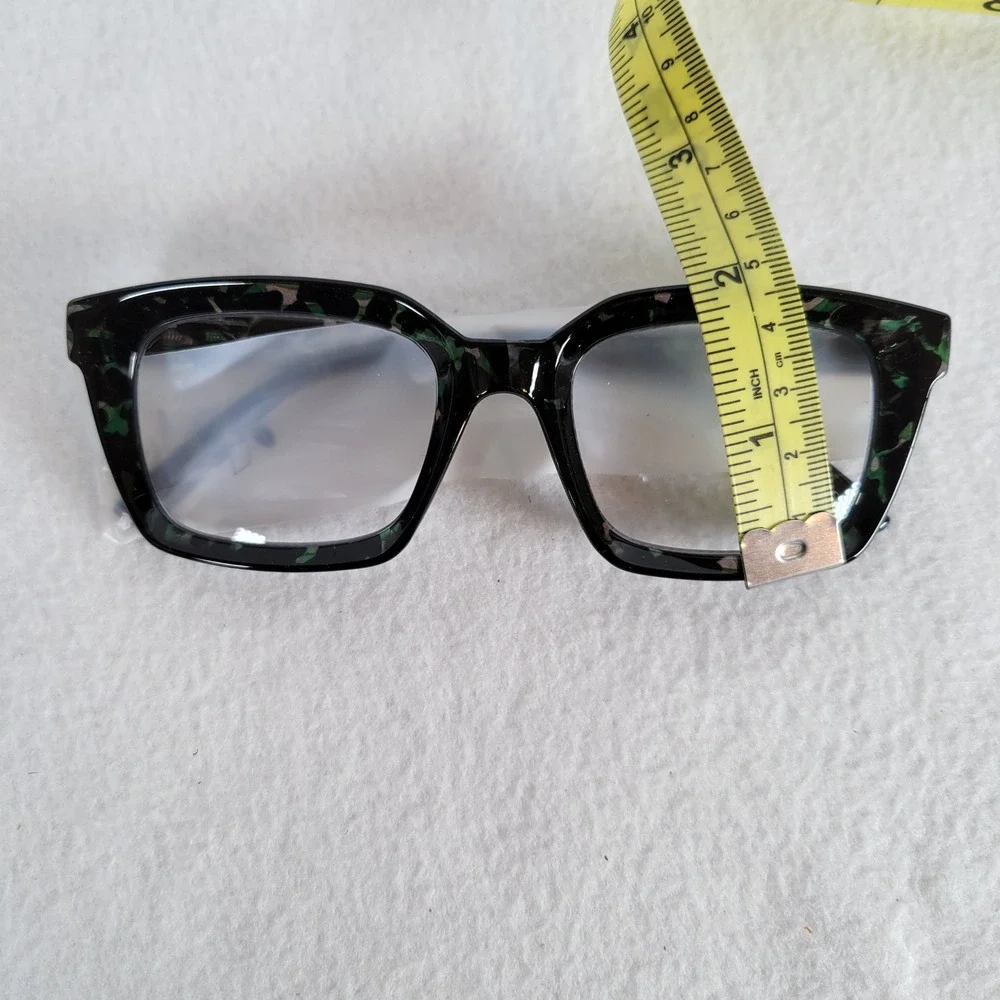 Hummingbird Womens Readers Square Glasses Santa Fe Blue Light +2.50 Purple Set